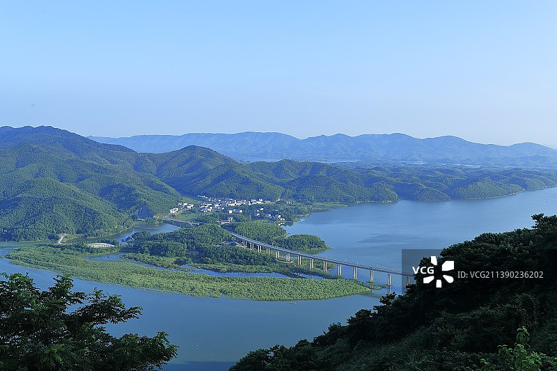 赤壁陆水湖图片素材