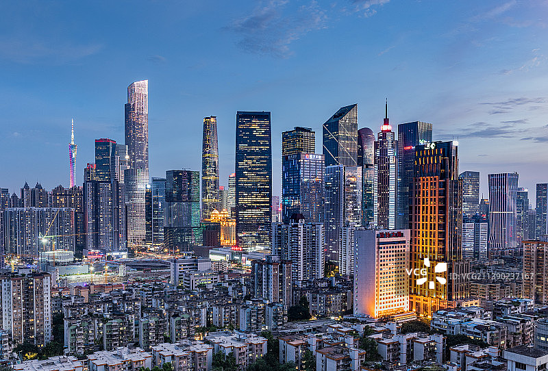 广州 珠江新城 金融 高新区 中心城区图片素材