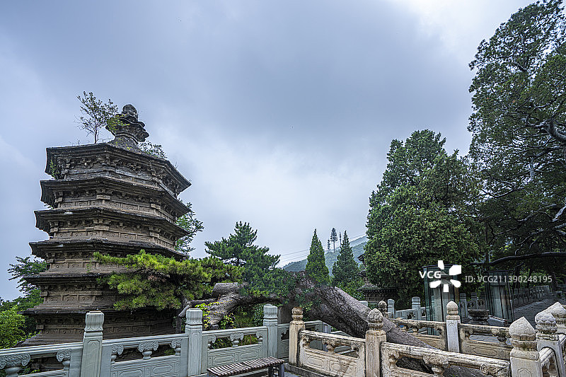 戒台寺 潭柘寺 古建筑 大雄宝殿 寺庙 大殿 选佛场 天下第一戒坛 帝王树 千佛阁 铜钟 庭院 古树图片素材
