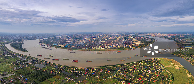 湘江弯，湘钢，湘潭钢铁厂图片素材