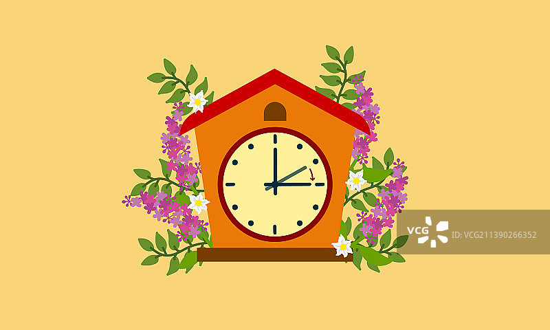 拨快春天，推迟秋天图片素材