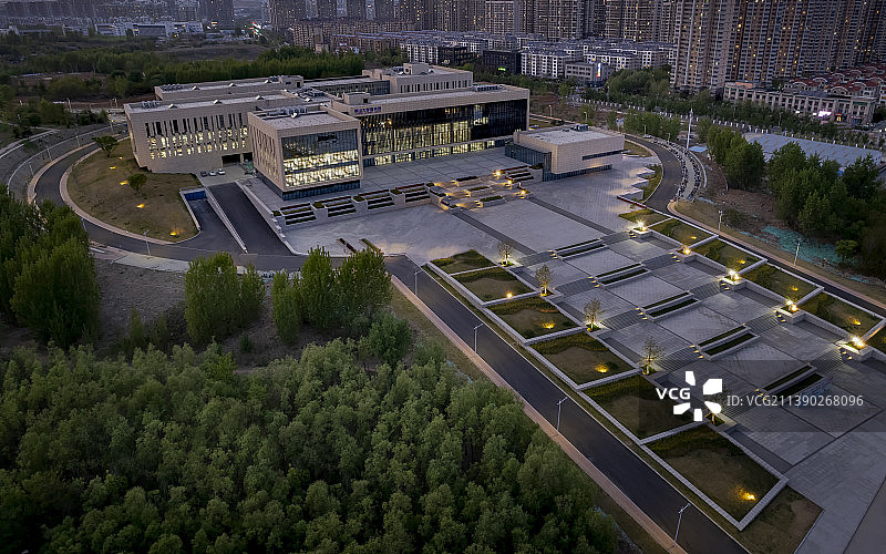 燕山大学 新图书馆图片素材