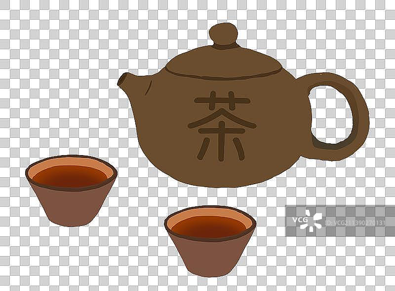 茶壶茶杯凉茶图片素材