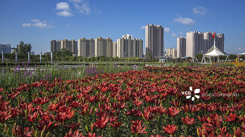 甘肃临夏  美丽康县入画来图片素材