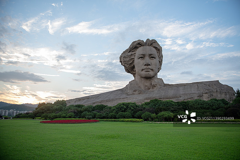 湖南长沙橘子洲雕像图片素材
