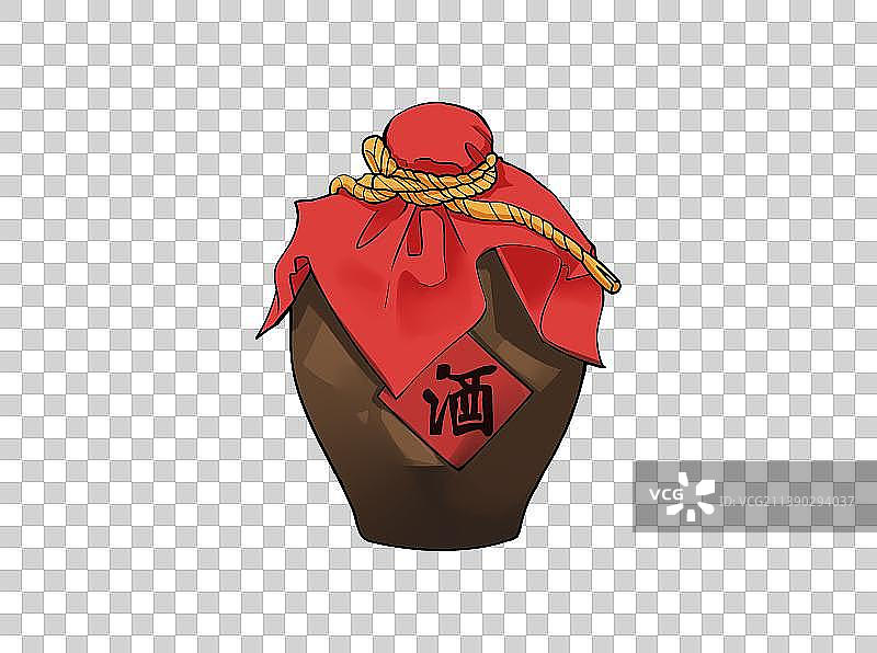 酒坛子图片素材