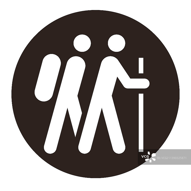 徒步旅行图标图片素材