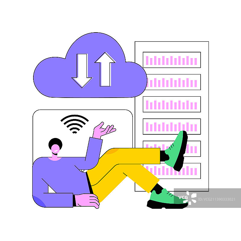 边缘计算抽象概念图片素材