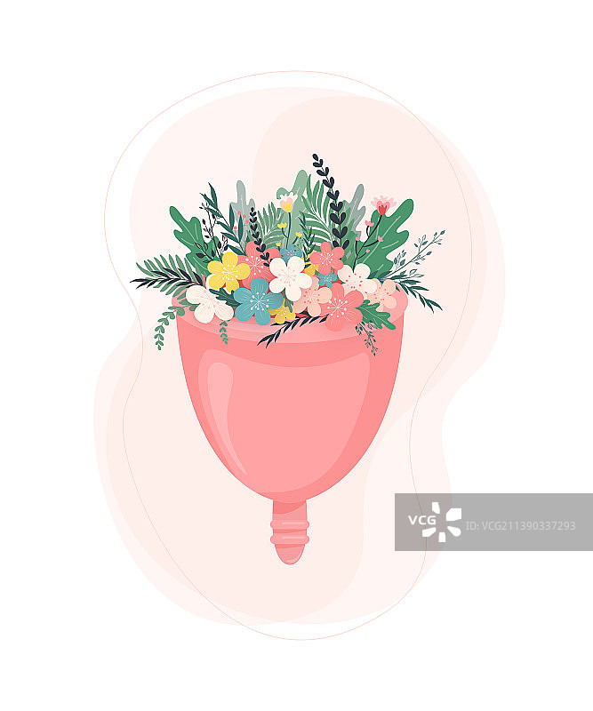 女性生理期保护图片素材