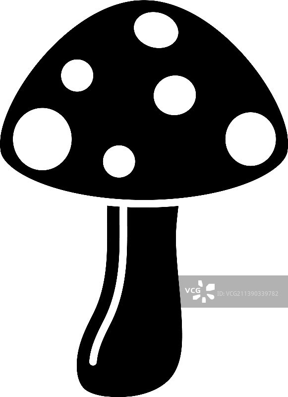 蘑菇图标设计模板图片素材