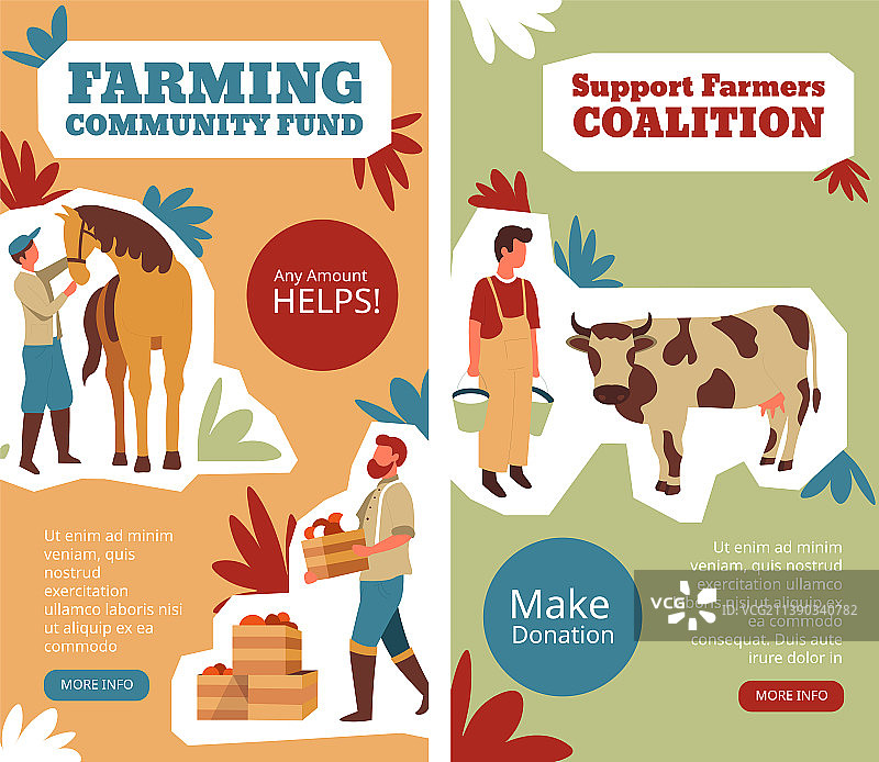 农业社区基金支持农民图片素材