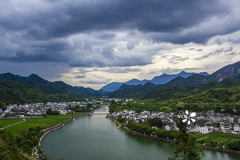 绿色龙川图片素材
