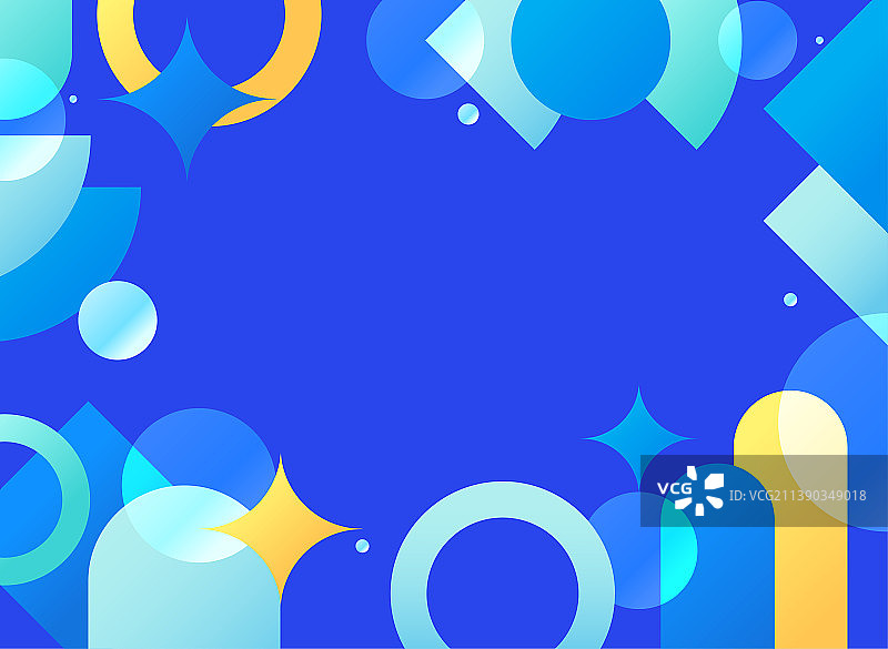 潮流几何形状线条矢量背景图片素材