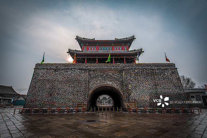 兴城古城钟鼓楼图片素材