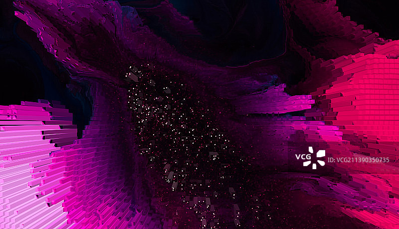 三维抽象震撼视觉冲击力背景图图片素材
