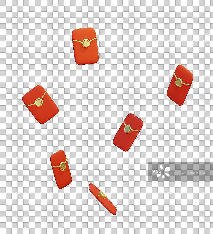 红包3D立体免抠素材图片素材