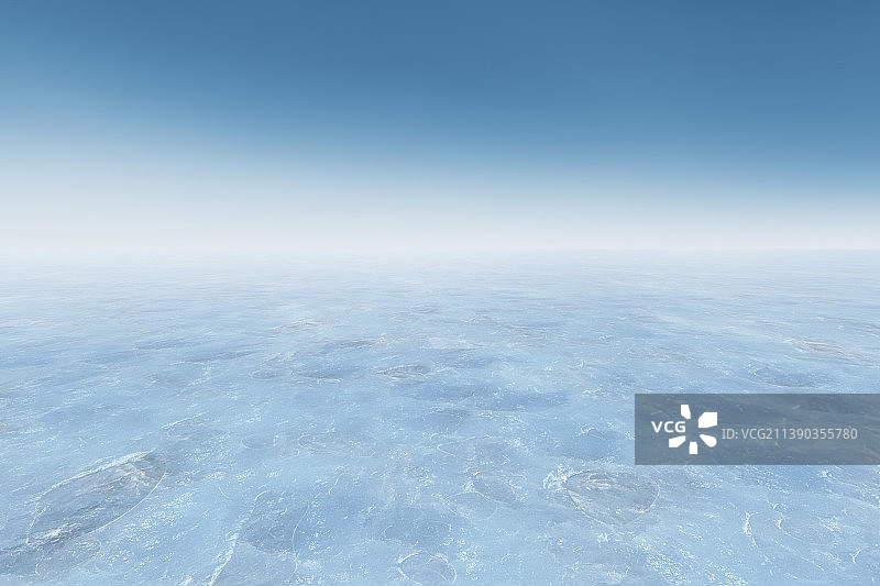 空旷的冰面图片素材