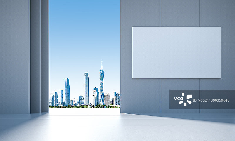 广州城市风光建筑空间图片素材