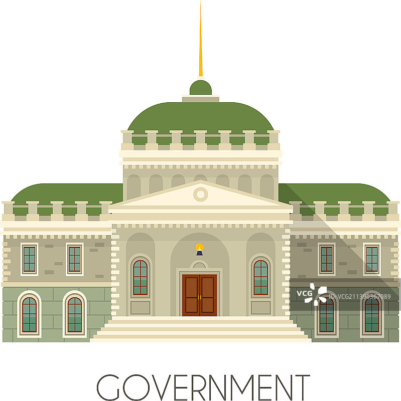 社区行政政府办公楼图标图片素材