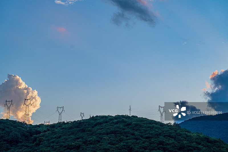 夏日的天空图片素材