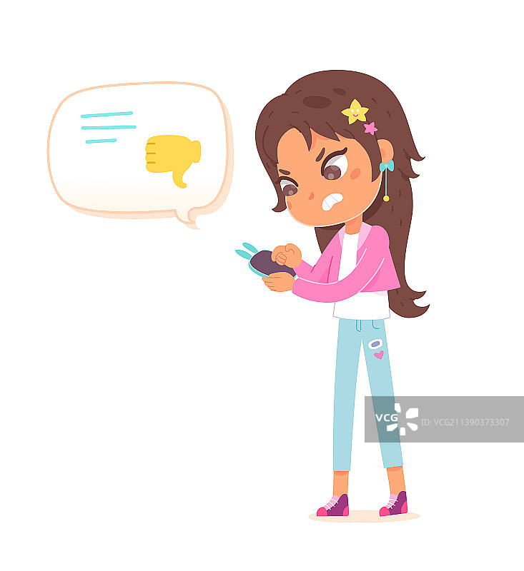 社交媒体上的不良评论，负面在线图片素材