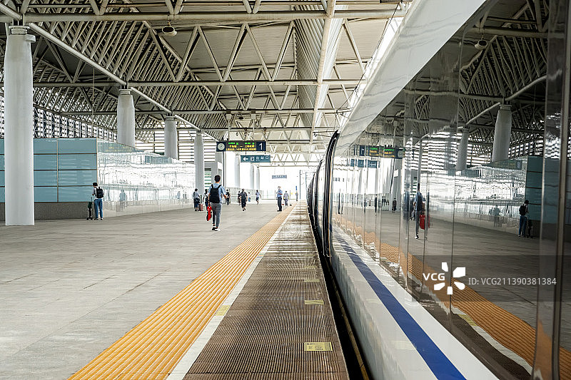 杭州临平高铁站图片素材