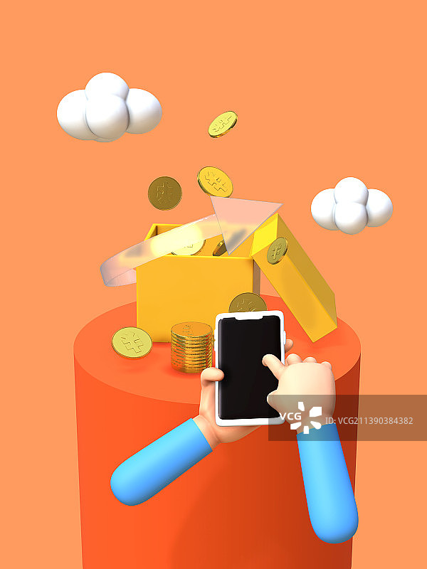 理财-竖版图片素材