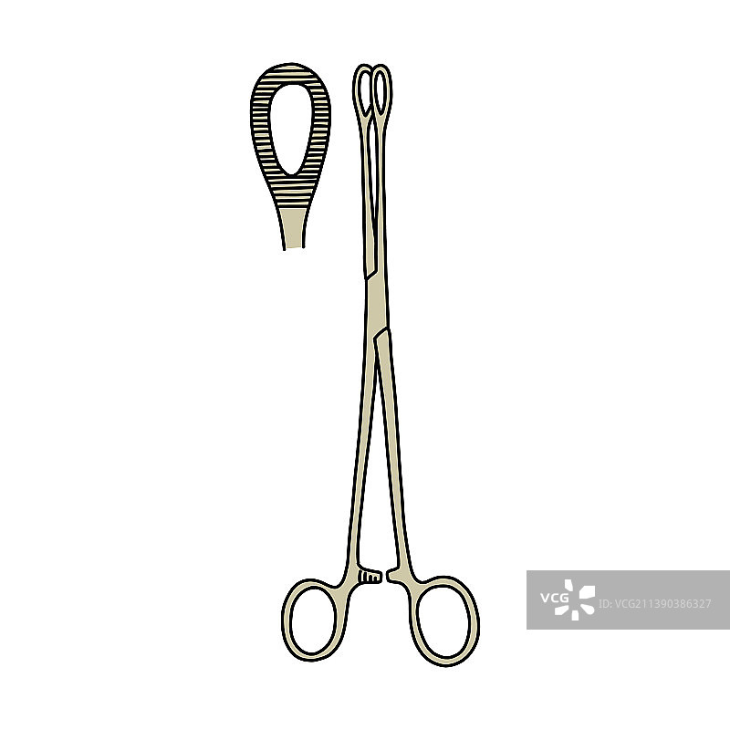 海绵钳涂鸦彩色线条图标图片素材