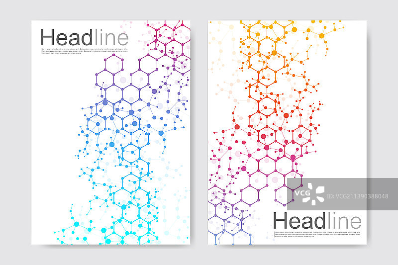 极简宣传册模板杂志传单图片素材