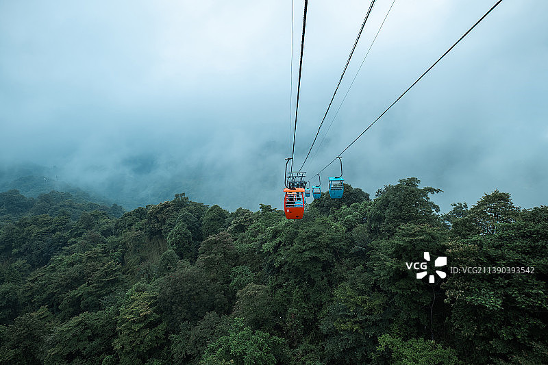 成都市青城后山风景区自然风光图片素材