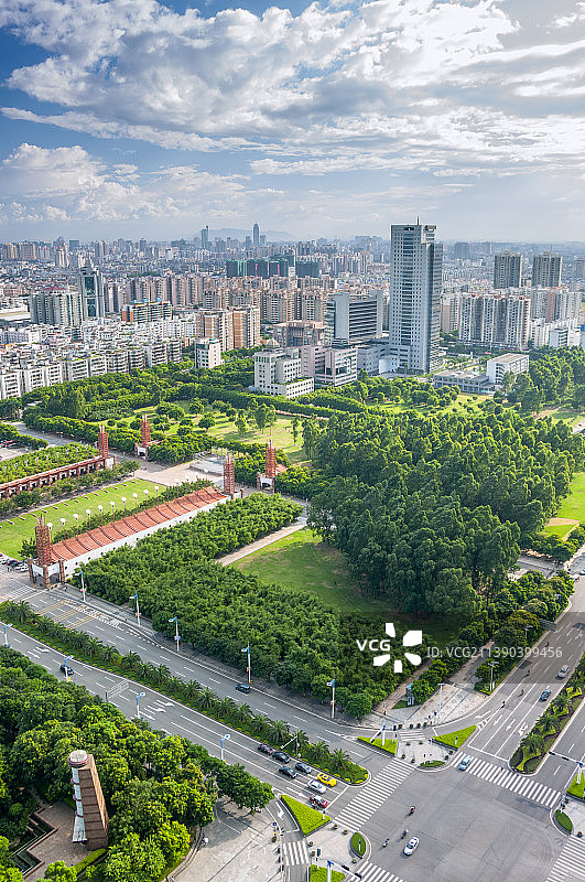 佛山城市街道图片素材