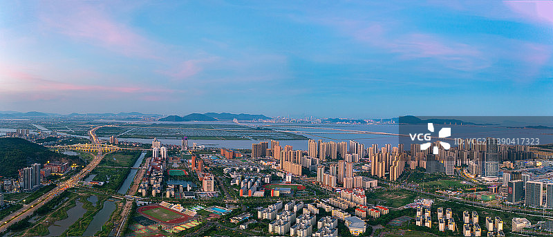 珠海市金湾区航拍图片素材