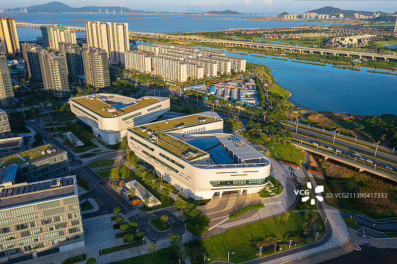 珠海市金湾区航拍图片素材