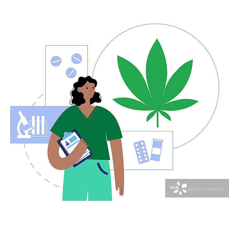 医用大麻商店图片素材