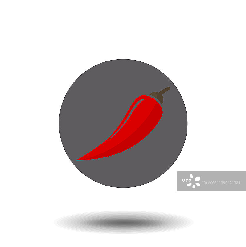 白色背景上的辣椒图片素材