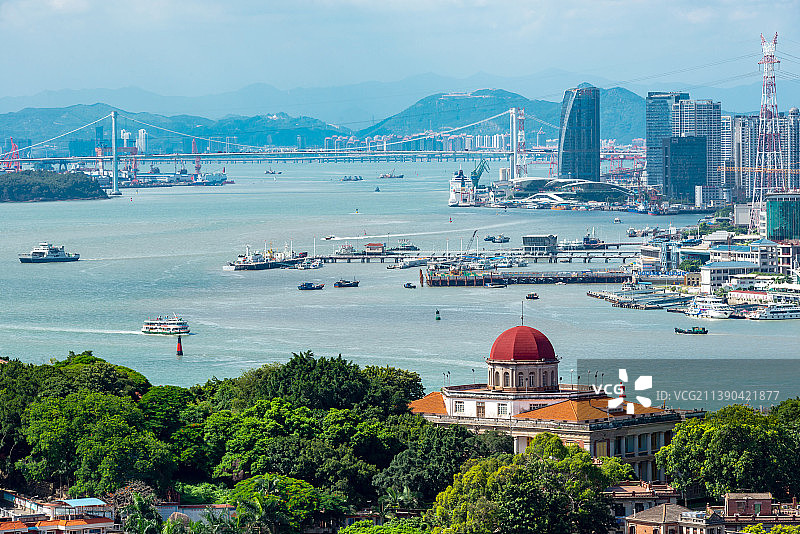 福建厦门海港海湾风光图片素材