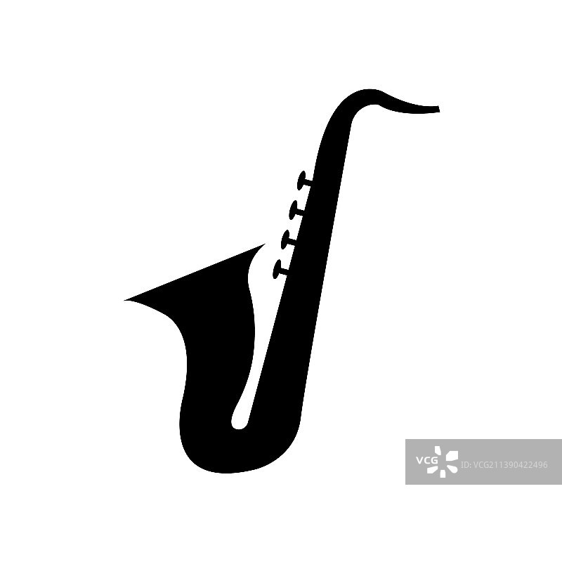 萨克斯管图标标志库存图片图片素材