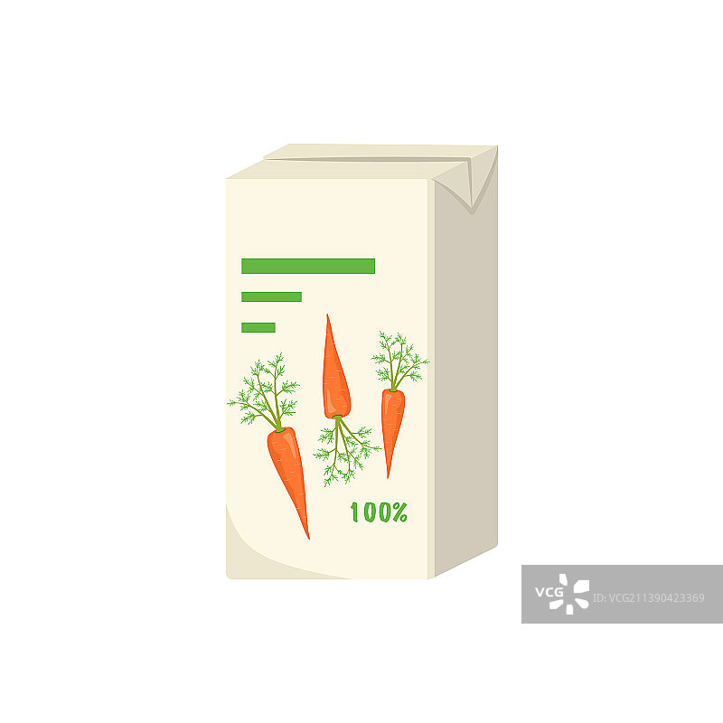 方形橙汁包装盒图片素材