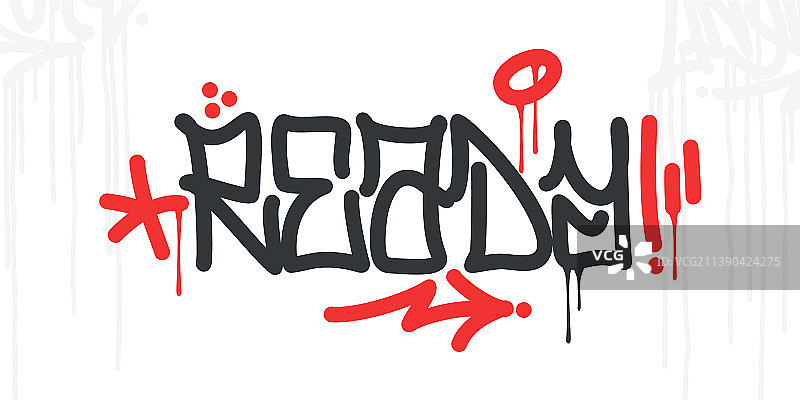 简约抽象嘻哈手写街头涂鸦图片素材