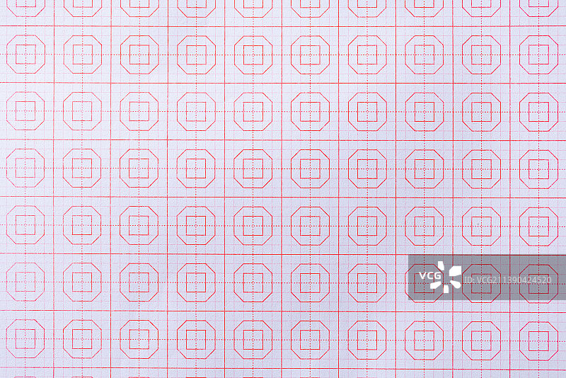 练习中国汉字规范书写硬笔书法练习纸图片素材