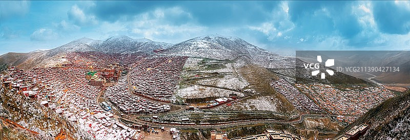 色达 信仰的力量色达图片素材