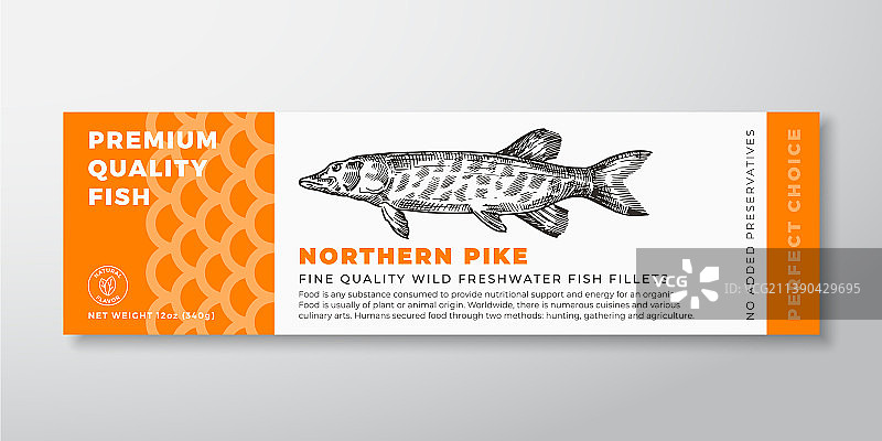 优质北方狗鱼包装图片素材