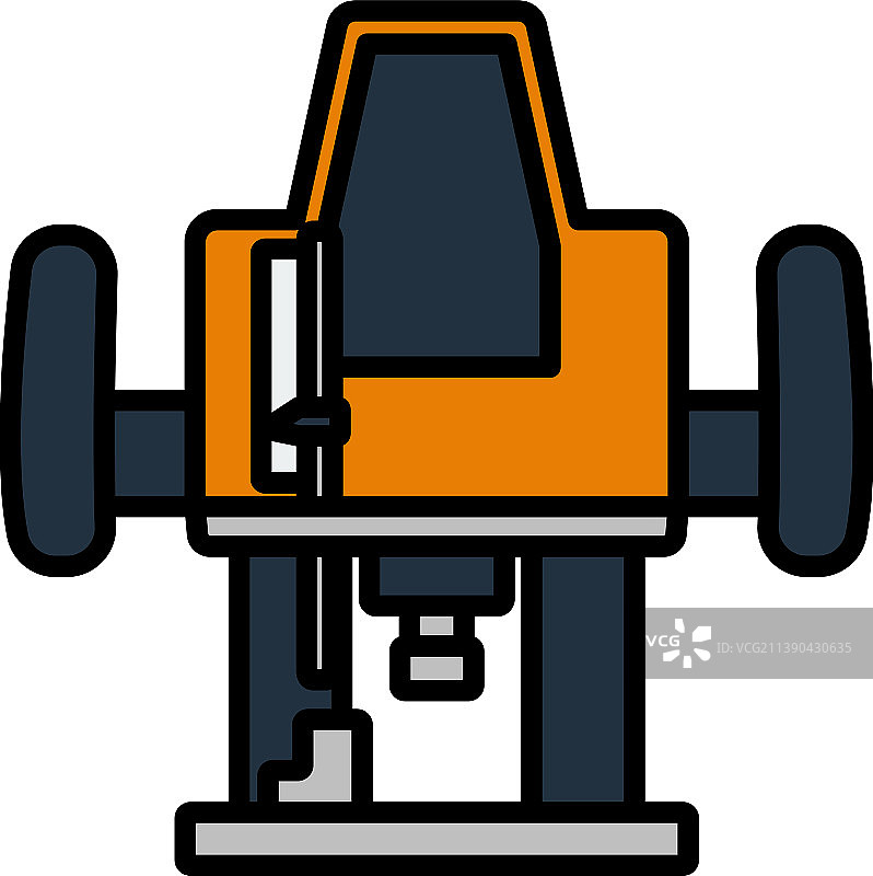 插铣刀图标图片素材