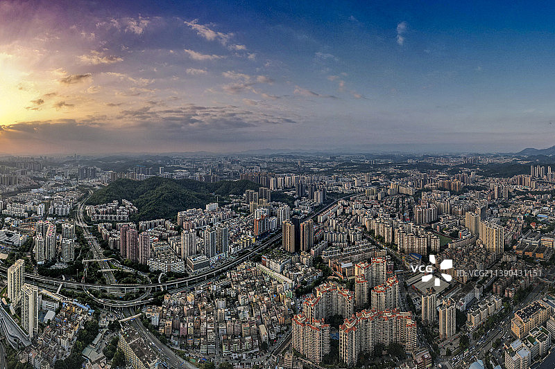 华南粤港澳大湾区广东省深圳市城市风光图片素材