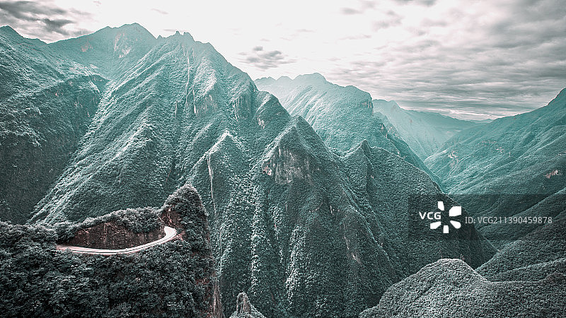 重庆第一深谷巫溪兰英大峡谷图片素材