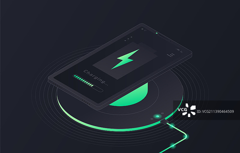 无线充电概念图片素材