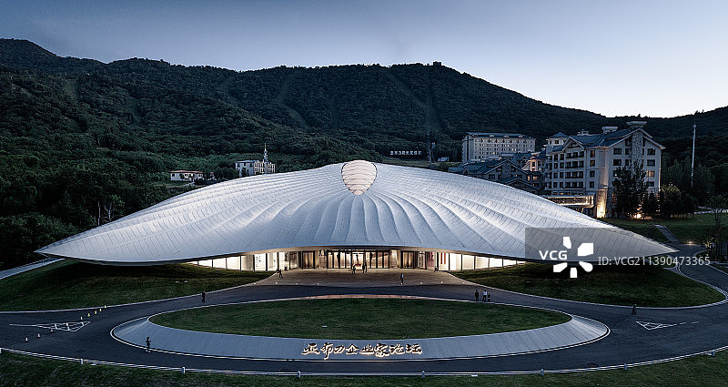 亚布力企业家论坛永久会址图片素材