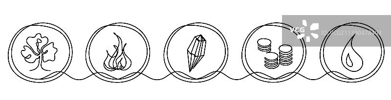 宇宙五行木火抽象元素图片素材