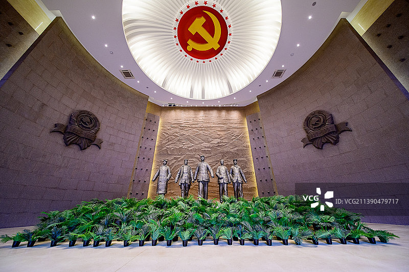 甘肃省庆阳市华池县-南梁革命纪念馆图片素材