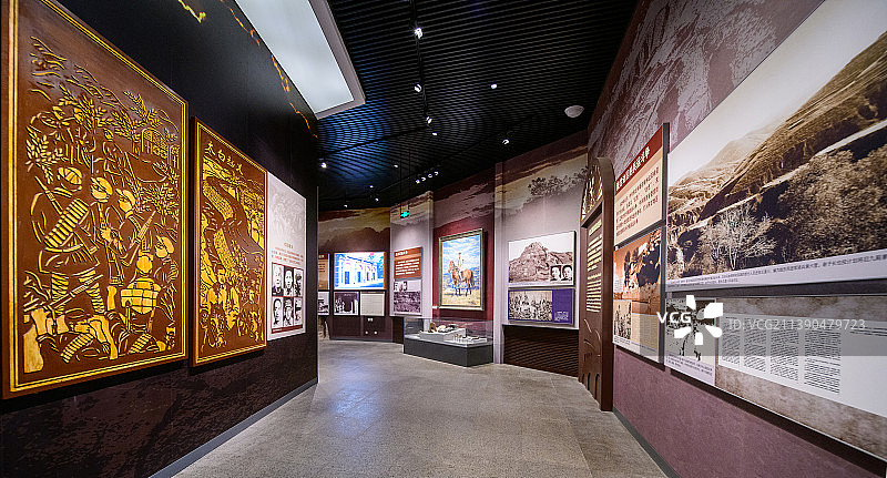 甘肃省庆阳市华池县-南梁革命纪念馆图片素材